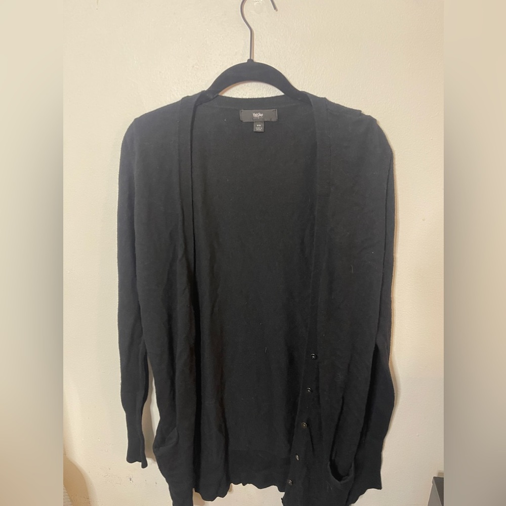 Black sweater with buttons
